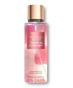 Парфюмерный Спрей для тела Victoria's Secret Strawberries & Champagne 250мл Виктория Сикрет Стравберрис Шампань / Виктория Сикрет Клубника с Шампанским