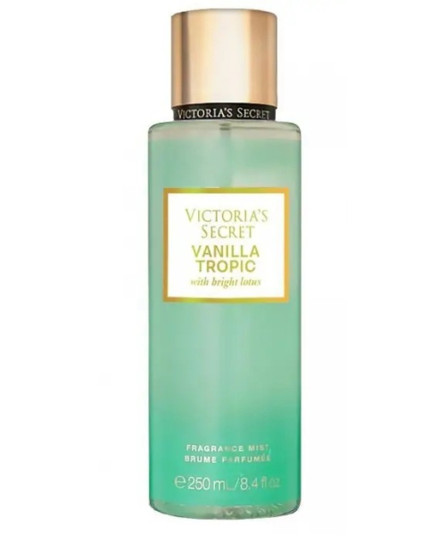 Парфюмированный Спрей для тела Victoria's Secret Vanilla Tropic With Bright Lotus Fragrance Mist 250ml Виктория Сикрет Ванилла Тропик Виз Брайт Лотус / Виктория Сикрет Ванильный Тропик с Ярким Лотосом