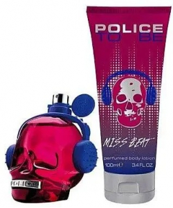 Подарочный набор Police To Be Miss Beat Полис Ту Би Мисс Бит (edp/75ml + b/lot/100ml)